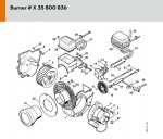 Stihl RE 840 W Hot Water Electric Pressure Washer Spare Parts